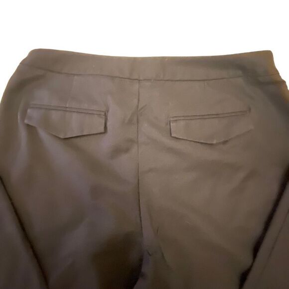 Coldwater Creek Natural Fit Flat Front Cotton Navy Pants Size‎ 12 - Picture 5 of 11